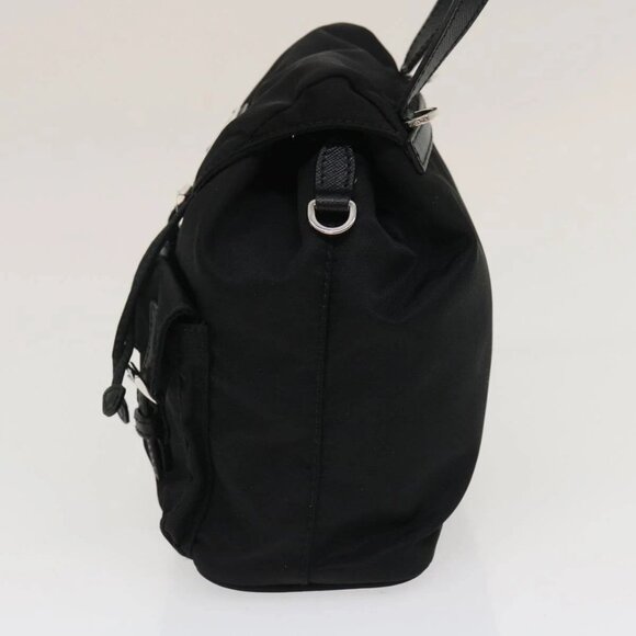 PRADA Chain Mini Shoulder Bag Nylon Black - Picture 3 of 16
